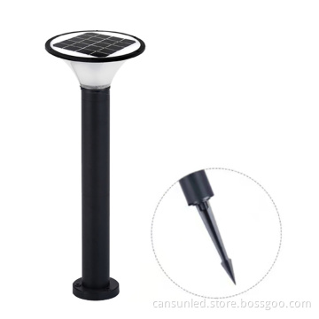 800mm Solar Lawn Light - 12+ Hours Daily Illumination & 3 Color Temperatures for Gardens